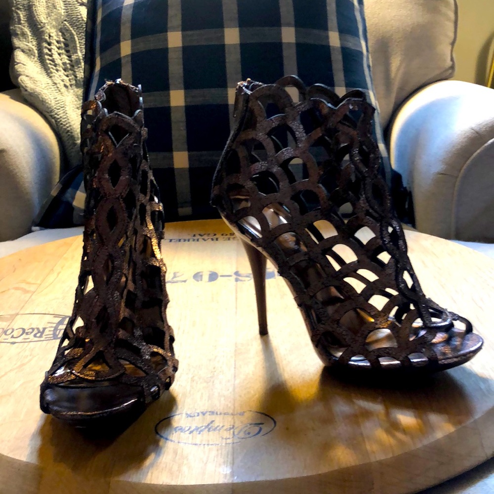 Pierre Dumas Woven Heels